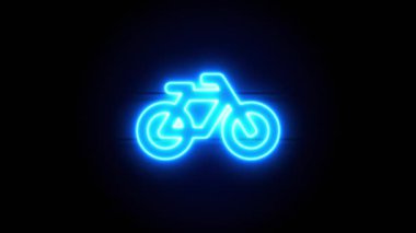   Neon ışığı bir süre sonra ortada belirir ve kaybolur. Döngülü canlandırma