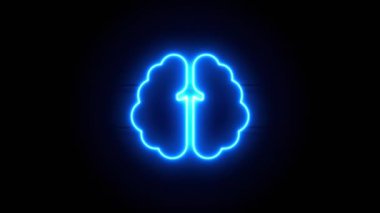   Neon ışığı bir süre sonra ortada belirir ve kaybolur. Döngülü canlandırma