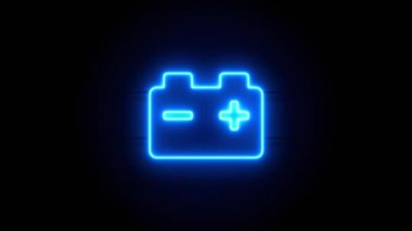   Neon ışığı bir süre sonra ortada belirir ve kaybolur. Döngülü canlandırma