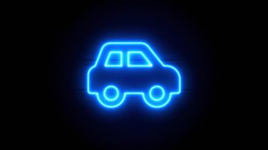   Neon ışığı bir süre sonra ortada belirir ve kaybolur. Döngülü canlandırma