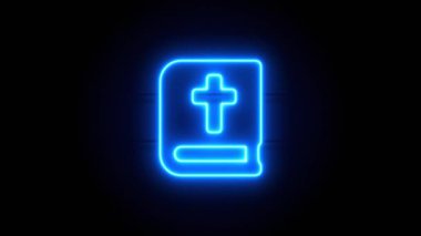   Neon ışığı bir süre sonra ortada belirir ve kaybolur. Döngülü canlandırma