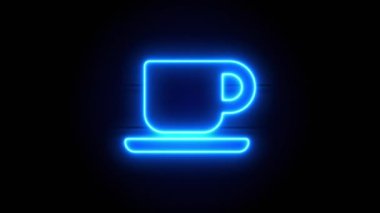   Neon ışığı bir süre sonra ortada belirir ve kaybolur. Döngülü canlandırma