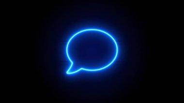   Neon ışığı bir süre sonra ortada belirir ve kaybolur. Döngülü canlandırma