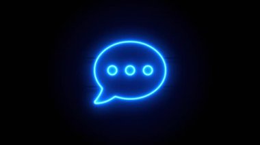   Neon ışığı bir süre sonra ortada belirir ve kaybolur. Döngülü canlandırma