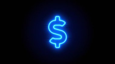   Neon ışığı bir süre sonra ortada belirir ve kaybolur. Döngülü canlandırma