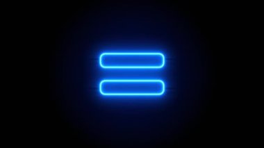   Neon ışığı bir süre sonra ortada belirir ve kaybolur. Döngülü canlandırma