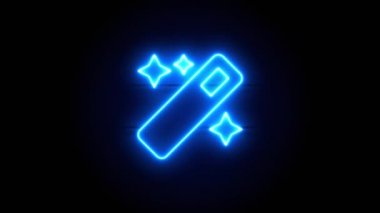  Neon ışığı bir süre sonra ortada belirir ve kaybolur. Döngülü canlandırma
