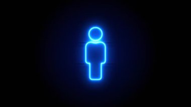  Neon ışığı bir süre sonra ortada belirir ve kaybolur. Döngülü canlandırma