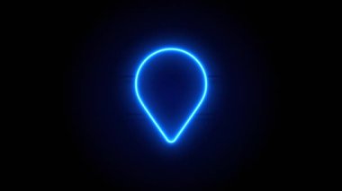  Neon ışığı bir süre sonra ortada belirir ve kaybolur. Döngülü canlandırma