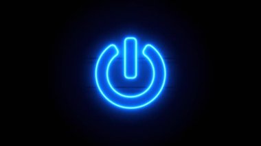  Neon ışığı bir süre sonra ortada belirir ve kaybolur. Döngülü canlandırma