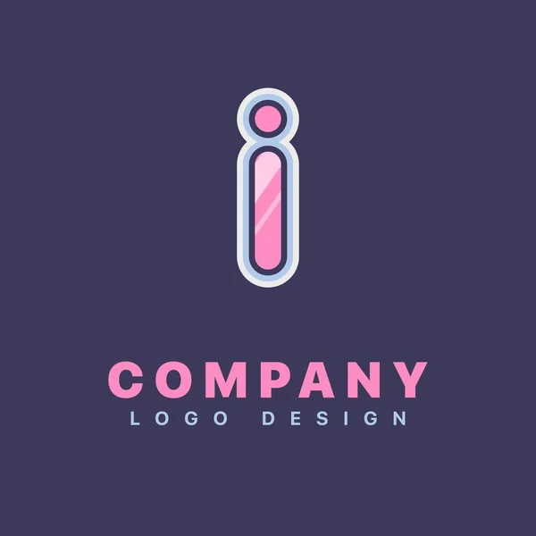 Modelo Design Logotipo Letra Ícone Logotipo Empresa — Vetor de Stock