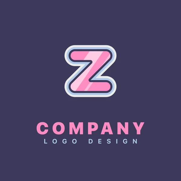 Buchstabe Logo Design Vorlage Symbolbild Firmenlogo — Stockvektor