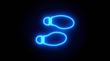  Neon ışığı bir süre sonra ortada belirir ve kaybolur. Döngülü canlandırma