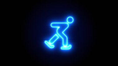  Neon ışığı bir süre sonra ortada belirir ve kaybolur. Döngülü canlandırma