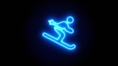  Neon ışığı bir süre sonra ortada belirir ve kaybolur. Döngülü canlandırma