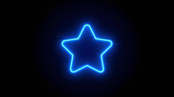  Неоновый знак появляется в центре и исчезает через некоторое время. Циклическая анимация