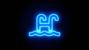  Neon ışığı bir süre sonra ortada belirir ve kaybolur. Döngülü canlandırma