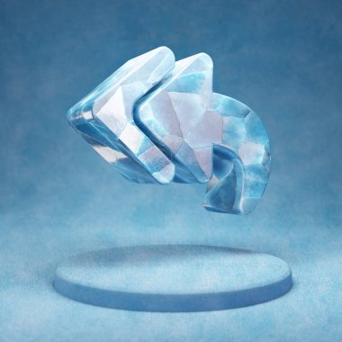 Tüm simgelere cevap ver. Mavi Buz Yanıtı. Mavi kar podyumundaki tüm semboller. Web sitesi, sunum ve tasarım şablonu için Sosyal Ortam Simgesi. 3 Boyutlu Hazırlama.