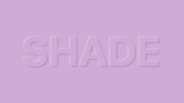 Kelime Gölgesi renginde. Moda neumorfizm döngüsü canlandırması.