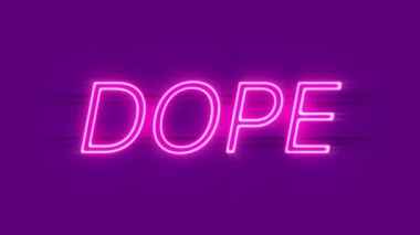 Mor arkaplanda uyuşturucu işareti.