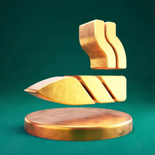 Eklem Simgesi Tidewater Green Geçmişi Olan Fortuna Gold Joint Sembolü — Stok fotoğraf