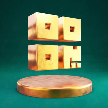 QR Kodu simgesi. Tidewater Green geçmişi olan Fortuna Gold QR Şifresi sembolü. Sosyal Ortam Simgesi.