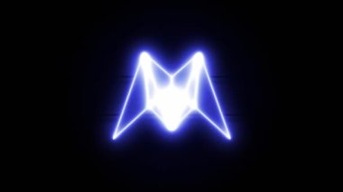 Neon Morpheus simgesi ortaya çıkar ve bir süre sonra ortadan kaybolur. Neon kripto para sembolünün döngü canlandırması