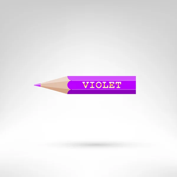 Το μοβ μολύβι — Διανυσματικό Αρχείο