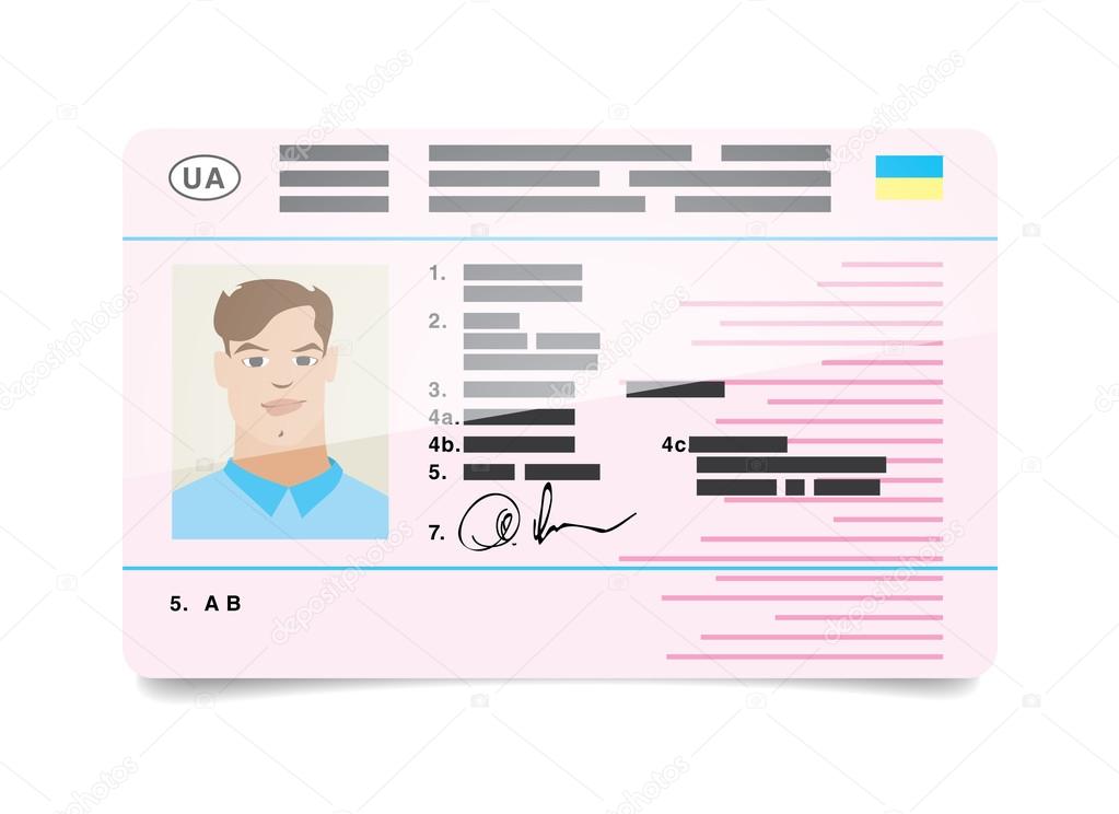 Car driver's license Ukraine
