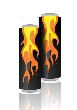 enerji içeceği kutular