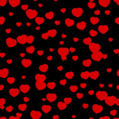 Sevgililer günü kalp desen.