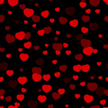 Sevgililer günü kalp desen.