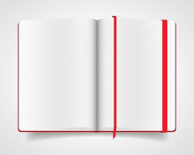 Kırmızı kapaklı defter
