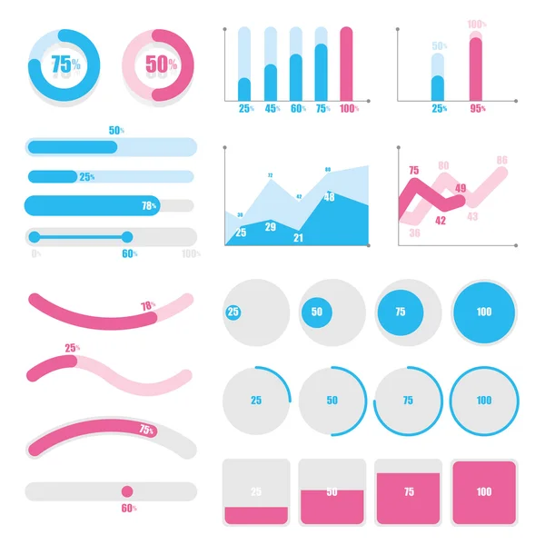 Set of infographics elements. — Stock Vector