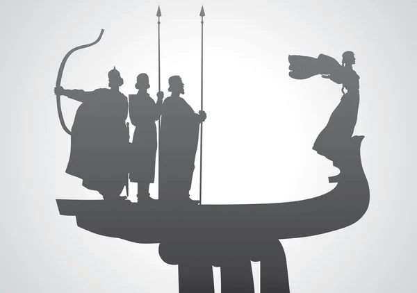 kiev kurucuları için anıt