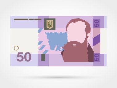 Elli Ukraynalı hryvnia banknot