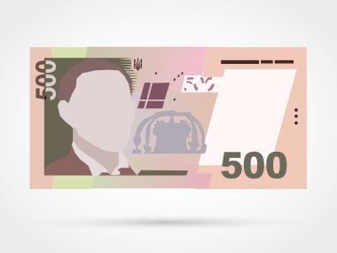 Beş yüz Ukraynalı hryvnia banknot