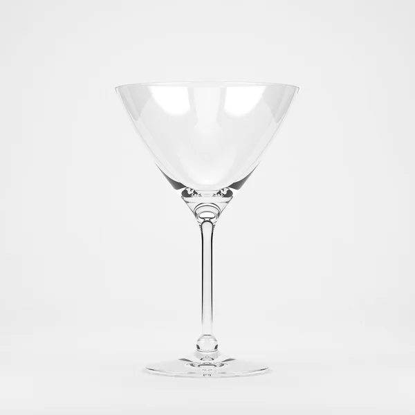 Leeres Cocktailglas — Stockfoto