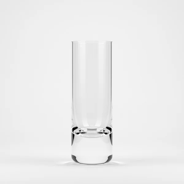 Lege hartelijke footed glas — Stockfoto
