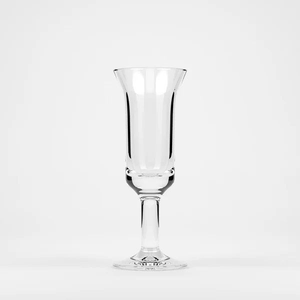 Empty cordial footed glass — Stock Photo, Image