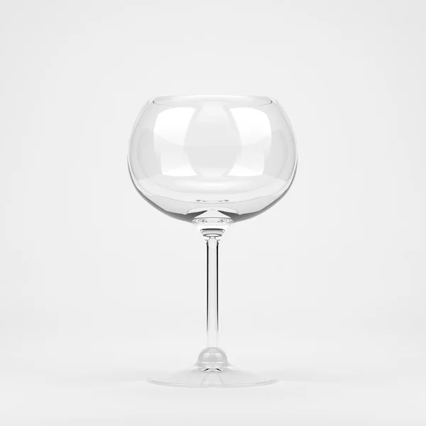 Empty red wine grande glass — Stock Photo, Image