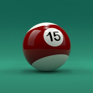 bilardo topu sayısı 15