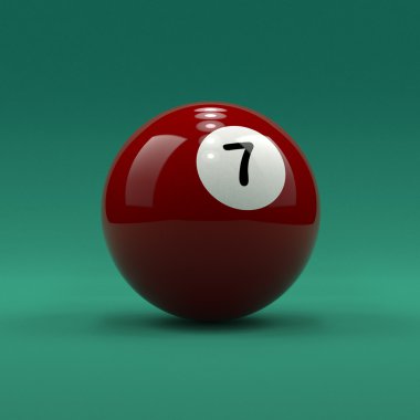bilardo topu sayı 7