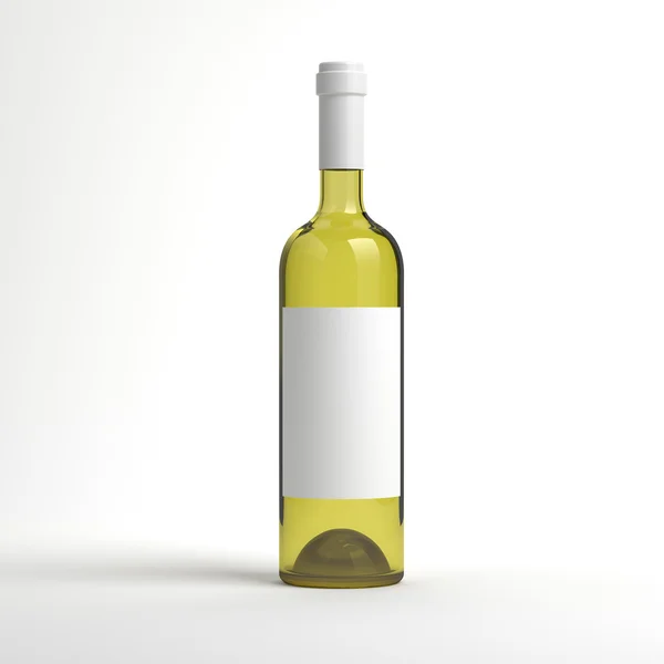 Garrafa de vinho branco — Fotografia de Stock