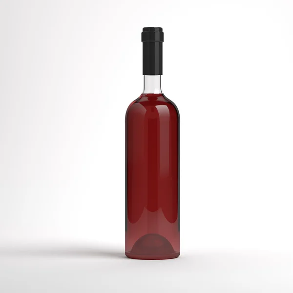 Bouteille de vin rouge — Photo