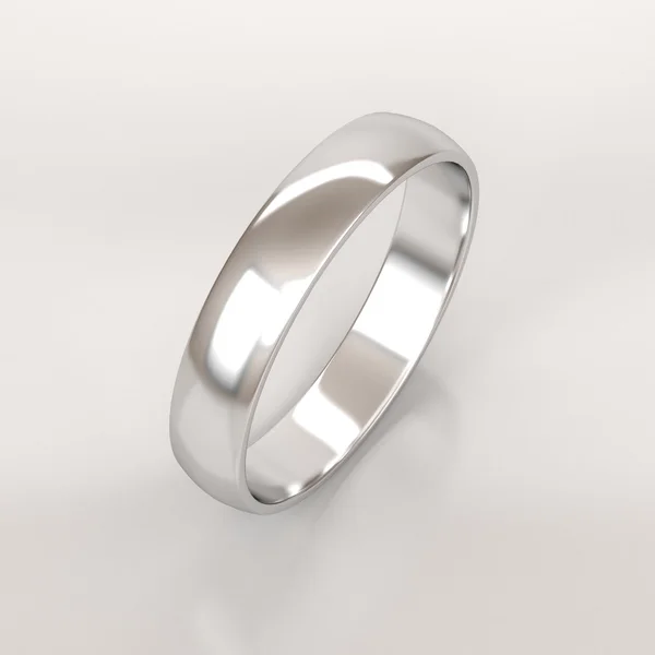 Bague de mariage argent — Photo