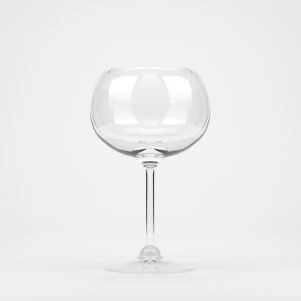 Empty red wine grande glass — Stock Photo, Image