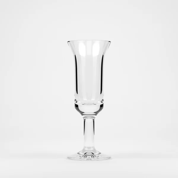 Empty cordial footed glass — Stock Photo, Image