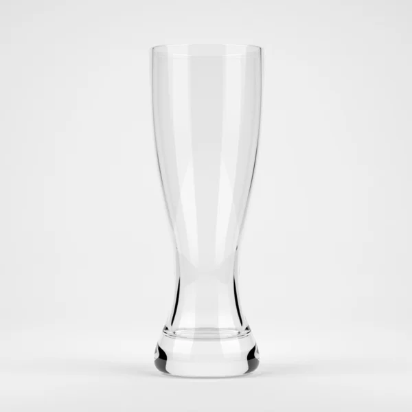 Empty pilsner beer  glass — Stock Photo, Image