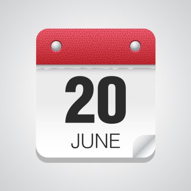Basit takvim ile 20 Haziran